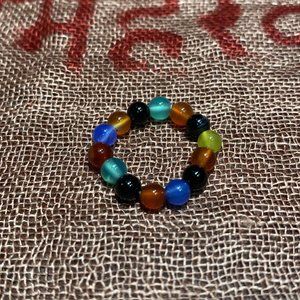 Mixed Stone Beaded Ring